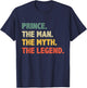 Prince The Man The Myth The Legend - Vintage Gift Prince T-Shirt - T-Shirt | Navy