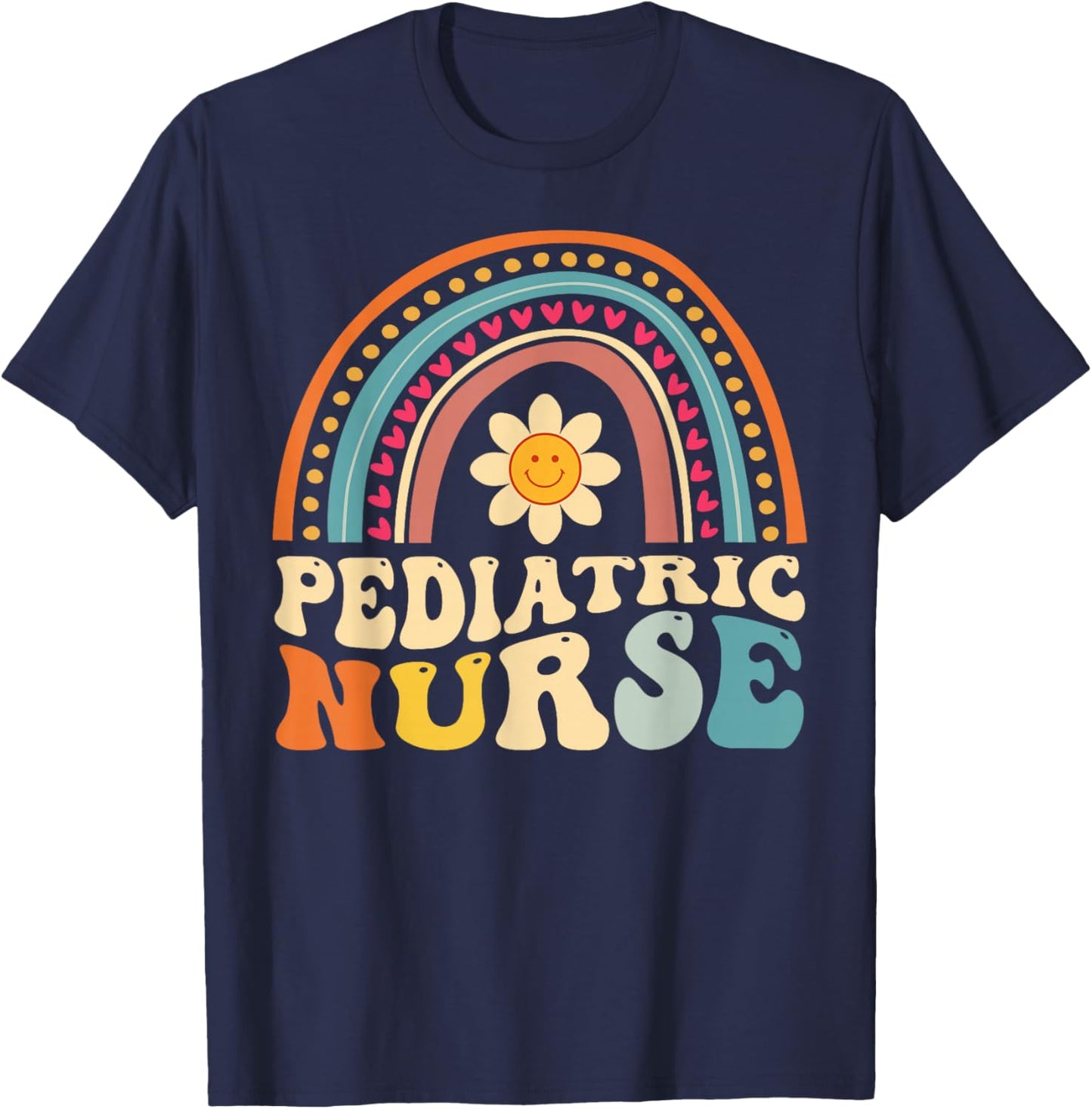 Pediatric Nurse Future Nurse Nursing School T-Shirt - T-Shirt | Navy