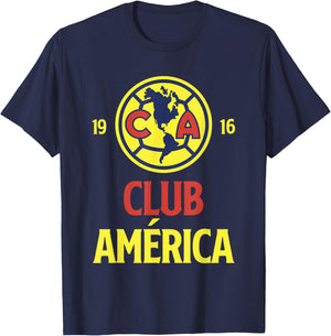 Club America - Score Big with Our Exclusive Collection T-Shirt - T-Shirt | Navy