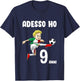 Kids 9 Birthday Football Italy Boys - Gift of 9 Years T-Shirt - T-Shirt | Navy