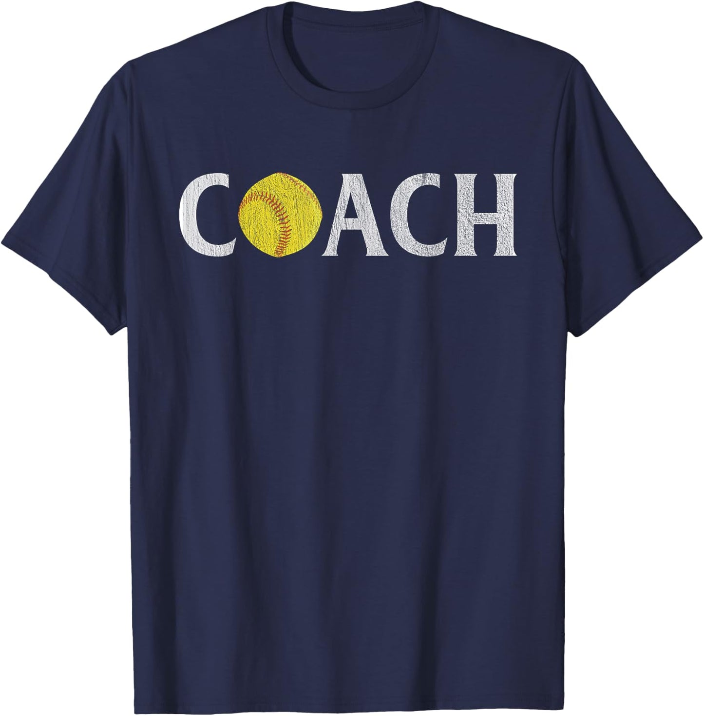Softball Coach T-Shirt - T-Shirt | Navy