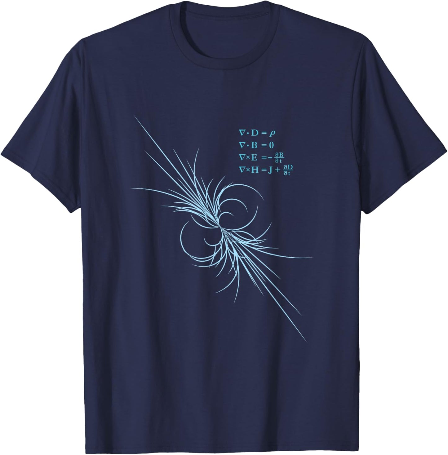 Maxwell Equation Physics Study Science Lover Physicist T-Shirt - T-Shirt | Navy