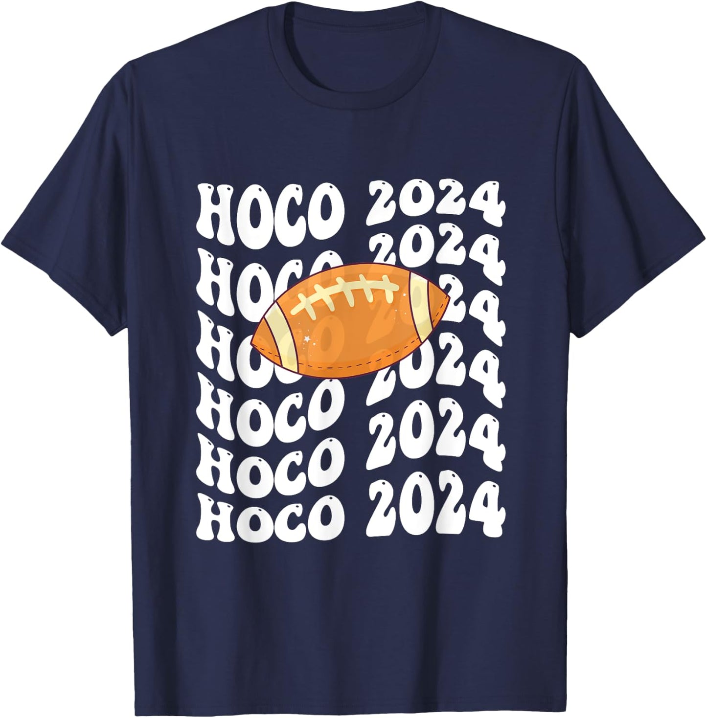 Retro Hoco 2024 Shirt Homecoming Shirt School Reunion T-Shirt - T-Shirt | Navy