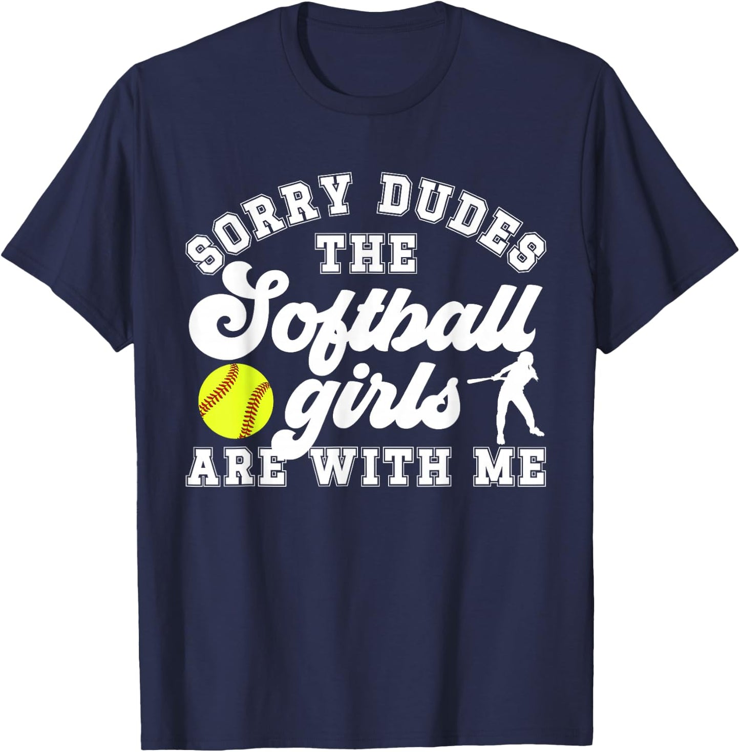 Softball Girls Softball Brother Of A Softball Player T-Shirt - T-Shirt | Navy