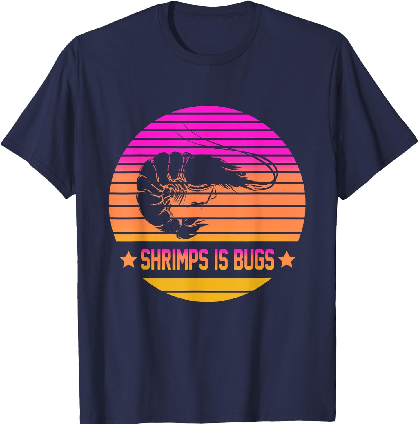 Shrimps Is Bugs Apparel T-Shirt - T-Shirt | Navy