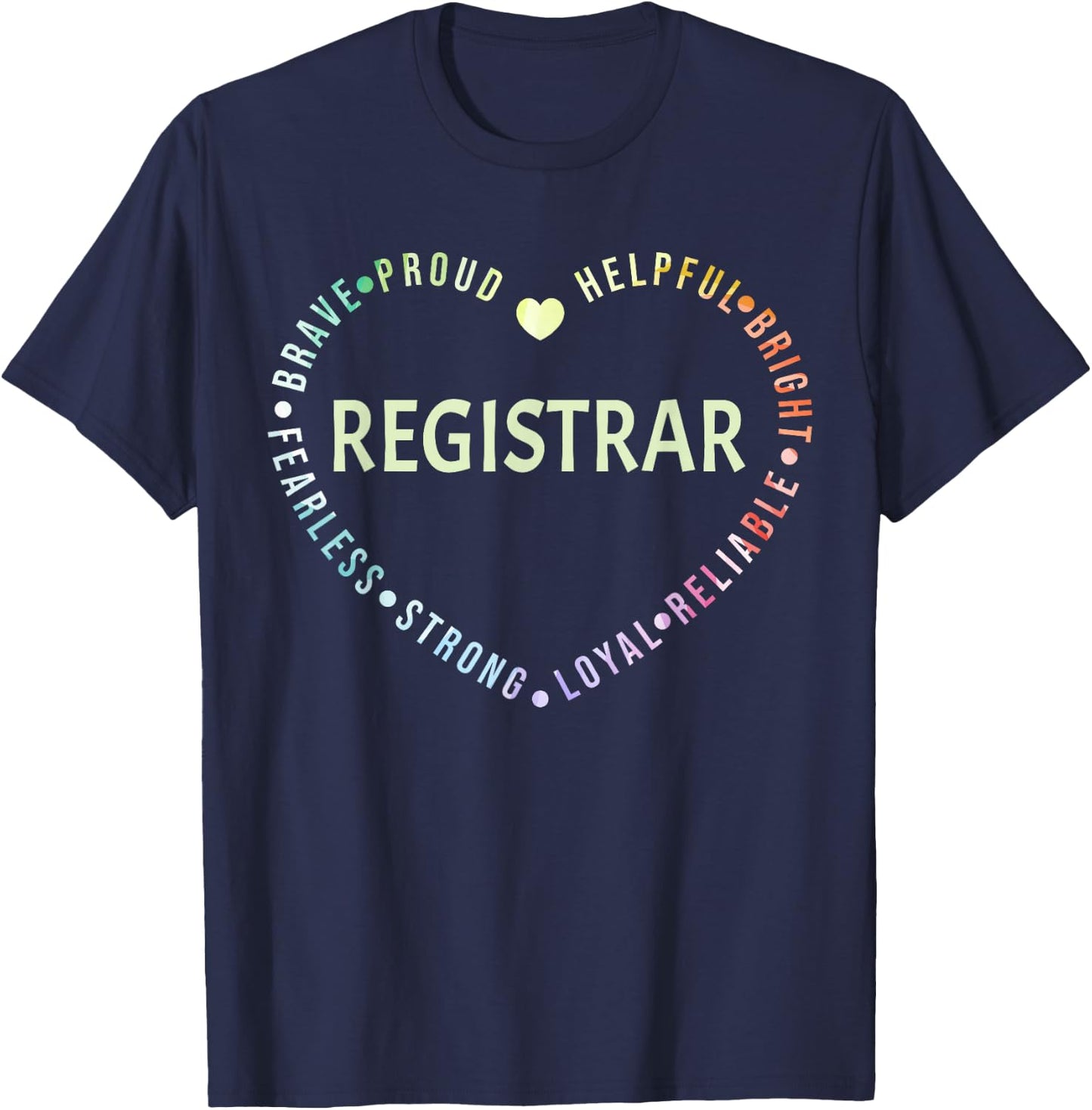 School Registrar T-Shirt - T-Shirt | Navy