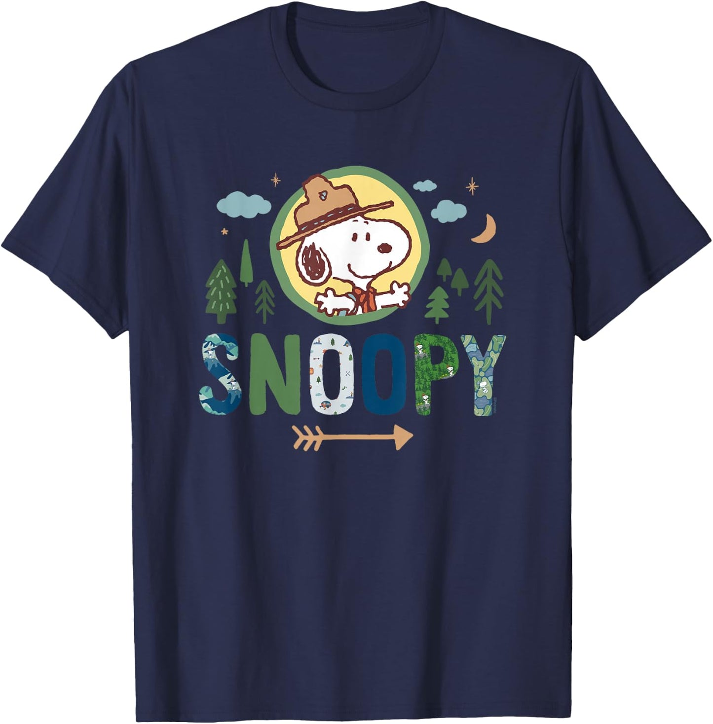 Peanuts - Ranger Snoopy T-Shirt - T-Shirt | Navy