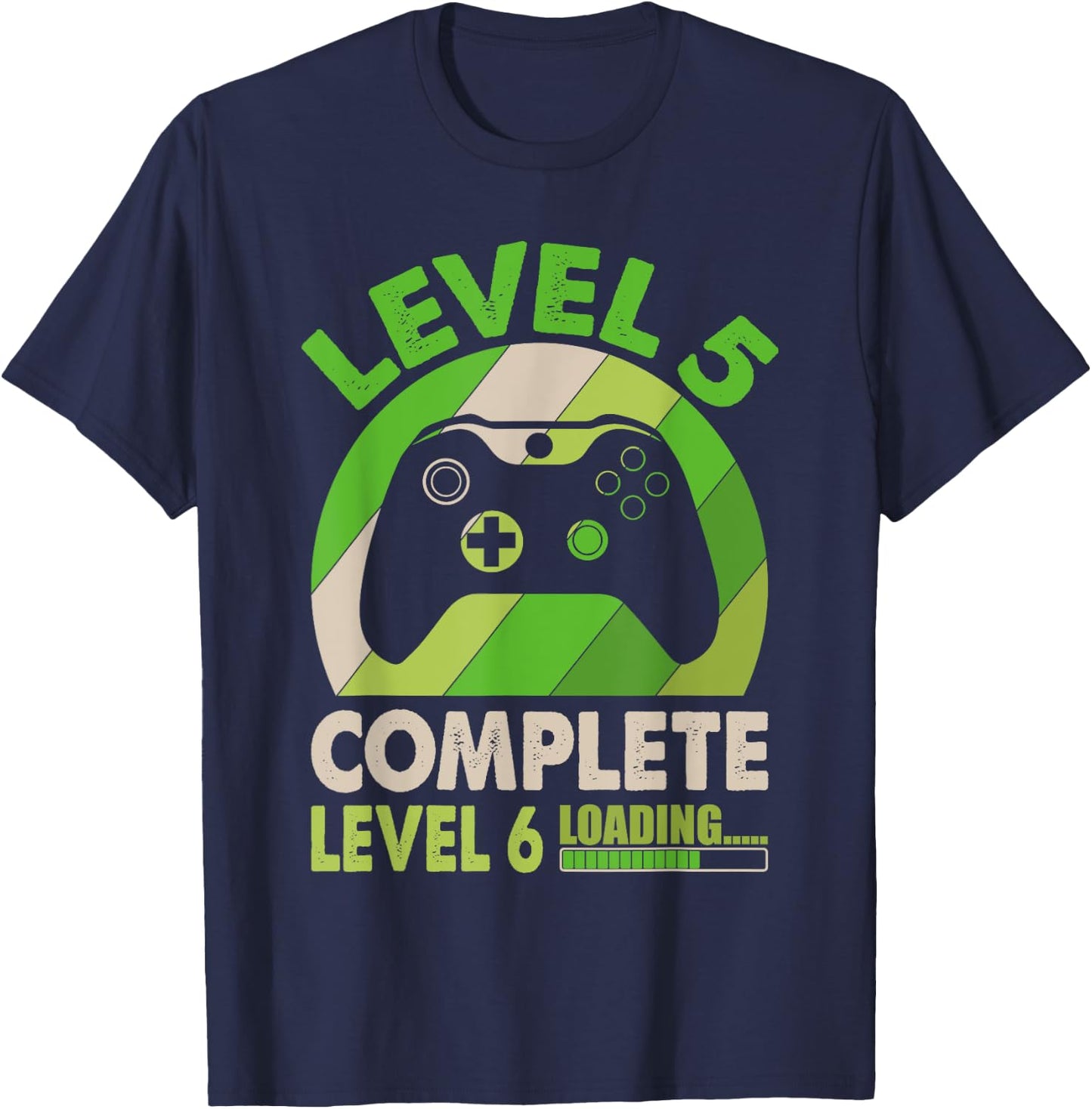 Level 5 Complete Level 6 Loading - 5th Wedding Anniversary T-Shirt - T-Shirt | Navy