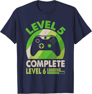 Level 5 Complete Level 6 Loading - 5th Wedding Anniversary T-Shirt - T-Shirt | Navy