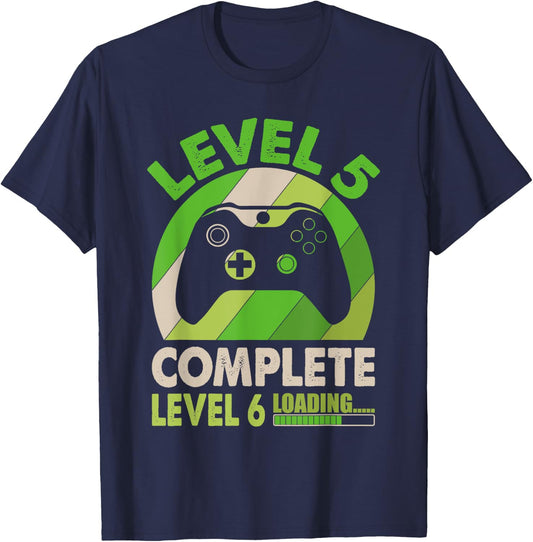 Level 5 Complete Level 6 Loading - 5th Wedding Anniversary T-Shirt - T-Shirt | Navy