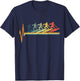Surfer Vintage Wave Surfing Retro 70s 80s Beach Surf Lover Women Kids T-Shirt - T-Shirt | Navy