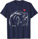 Horse Lover Girl Horseback Riding Women T-Shirt - T-Shirt | Navy