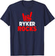 Ryker Rocks Cool First Name T-Shirt - T-Shirt | Navy