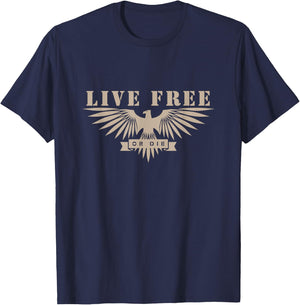 Live Free T-Shirt - T-Shirt | Navy