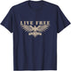 Live Free T-Shirt - T-Shirt | Navy