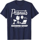 Peanuts - Peanuts Record Shop T-Shirt - T-Shirt | Navy