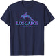 Los Cabos Mexico Dolphin Retro Boys Girls Souvenir T-Shirt - T-Shirt | Navy