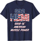 392 HEMI with USA flag design. Patriotic car design T-Shirt - T-Shirt | Navy