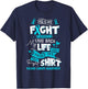 Vulvar Cancer Awareness This Is My Fight T-Shirt - T-Shirt | Navy