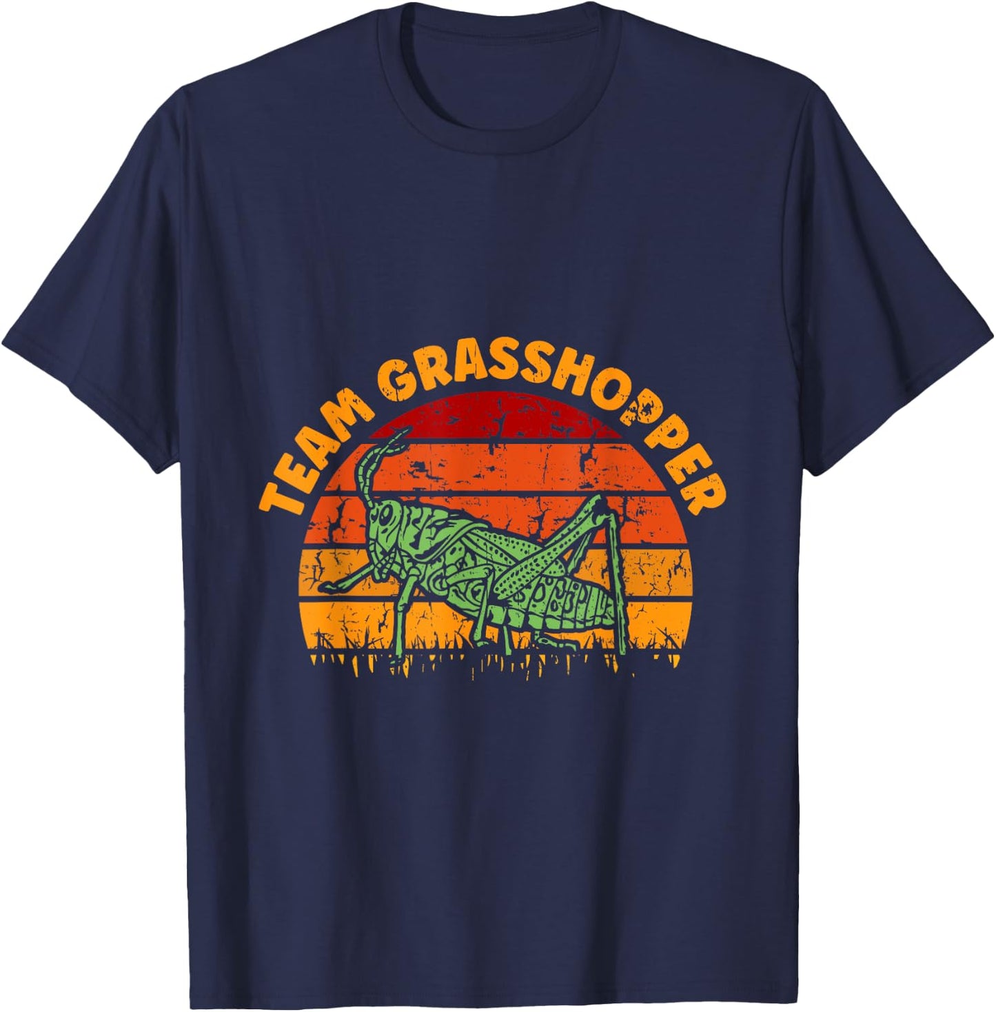 Retro Team Grasshopper T-Shirt - T-Shirt | Navy