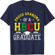 Proud HBCU Grandma of a HBCU Graduate Family T-Shirt - T-Shirt | Navy