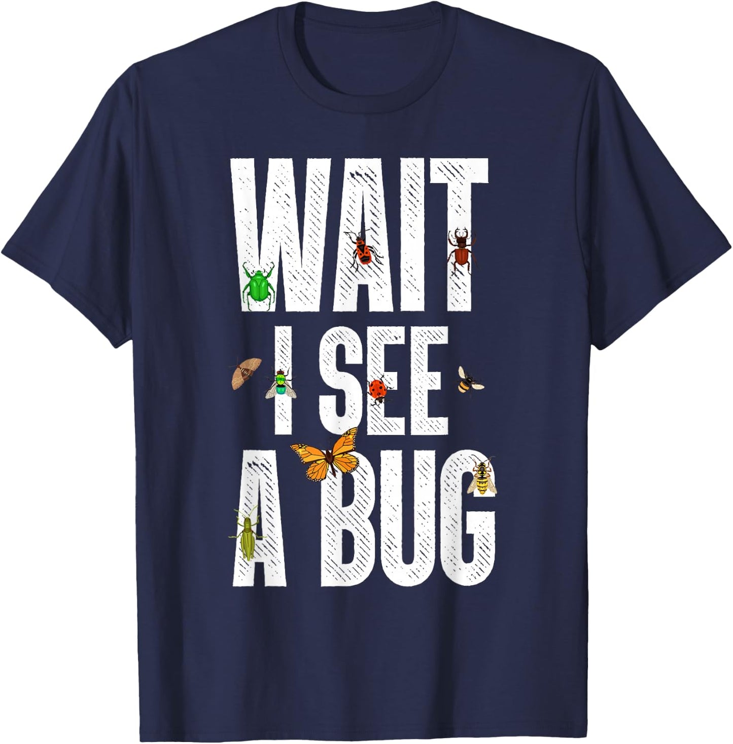 Cool Entomology Women Kids Lady Bug Lover Insect T-Shirt - T-Shirt | Navy
