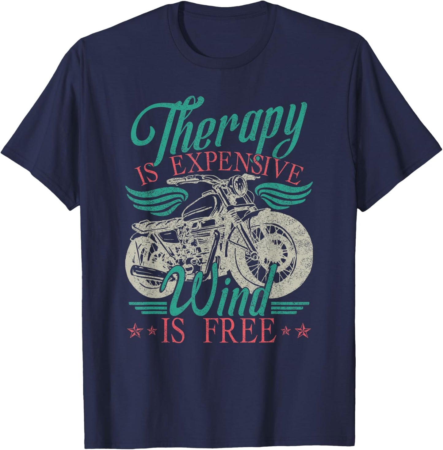 Women Motorcycle Rider T-Shirt - T-Shirt | Navy