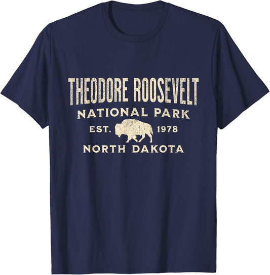 Theodore Roosevelt National Park T-Shirt - T-Shirt | Navy