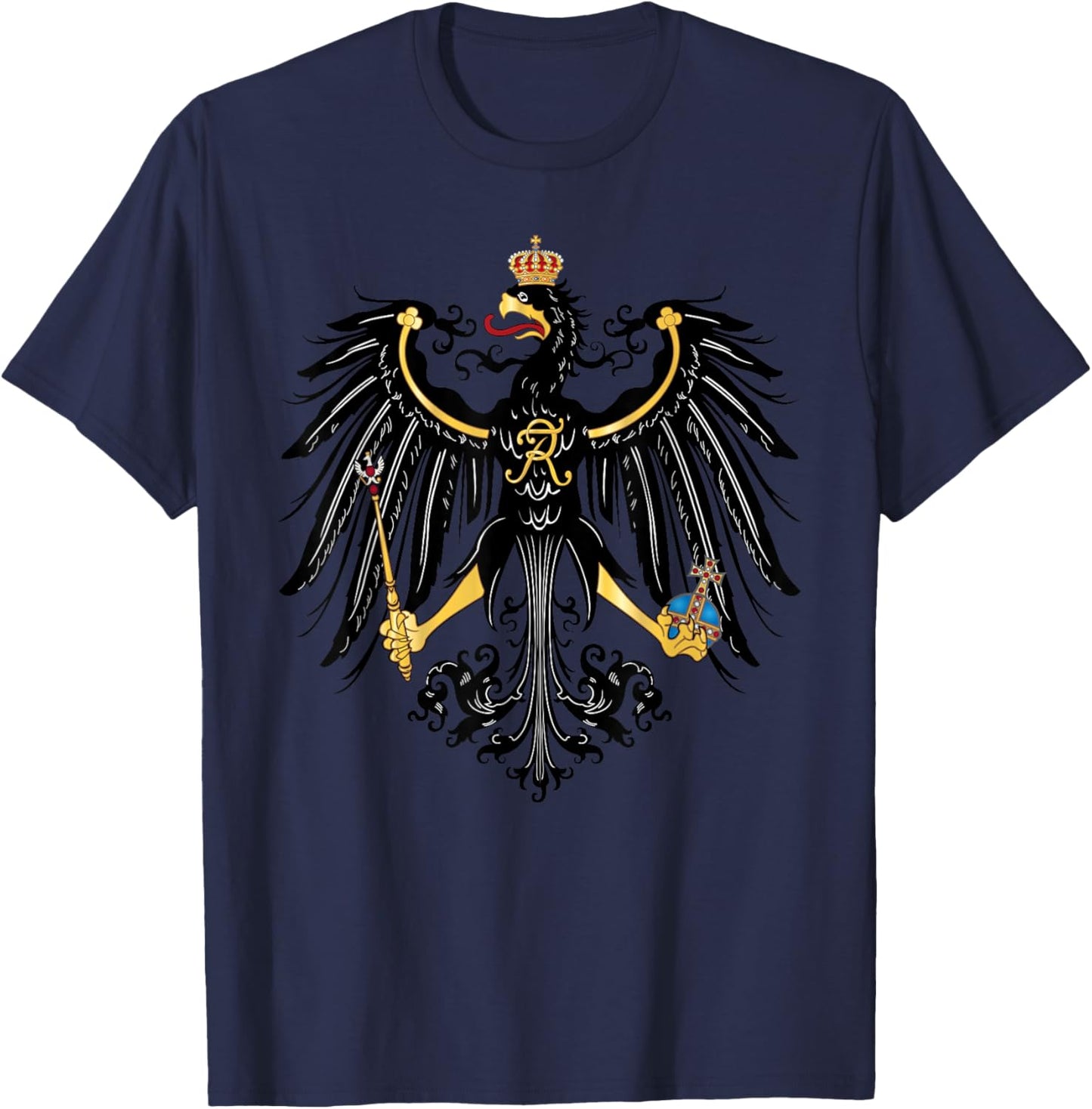 Prussia Coat of Arms Patriot Germany T-Shirt - T-Shirt | Navy