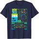 Ben 10 Group Cyber Tech Poster T-Shirt - T-Shirt | Navy