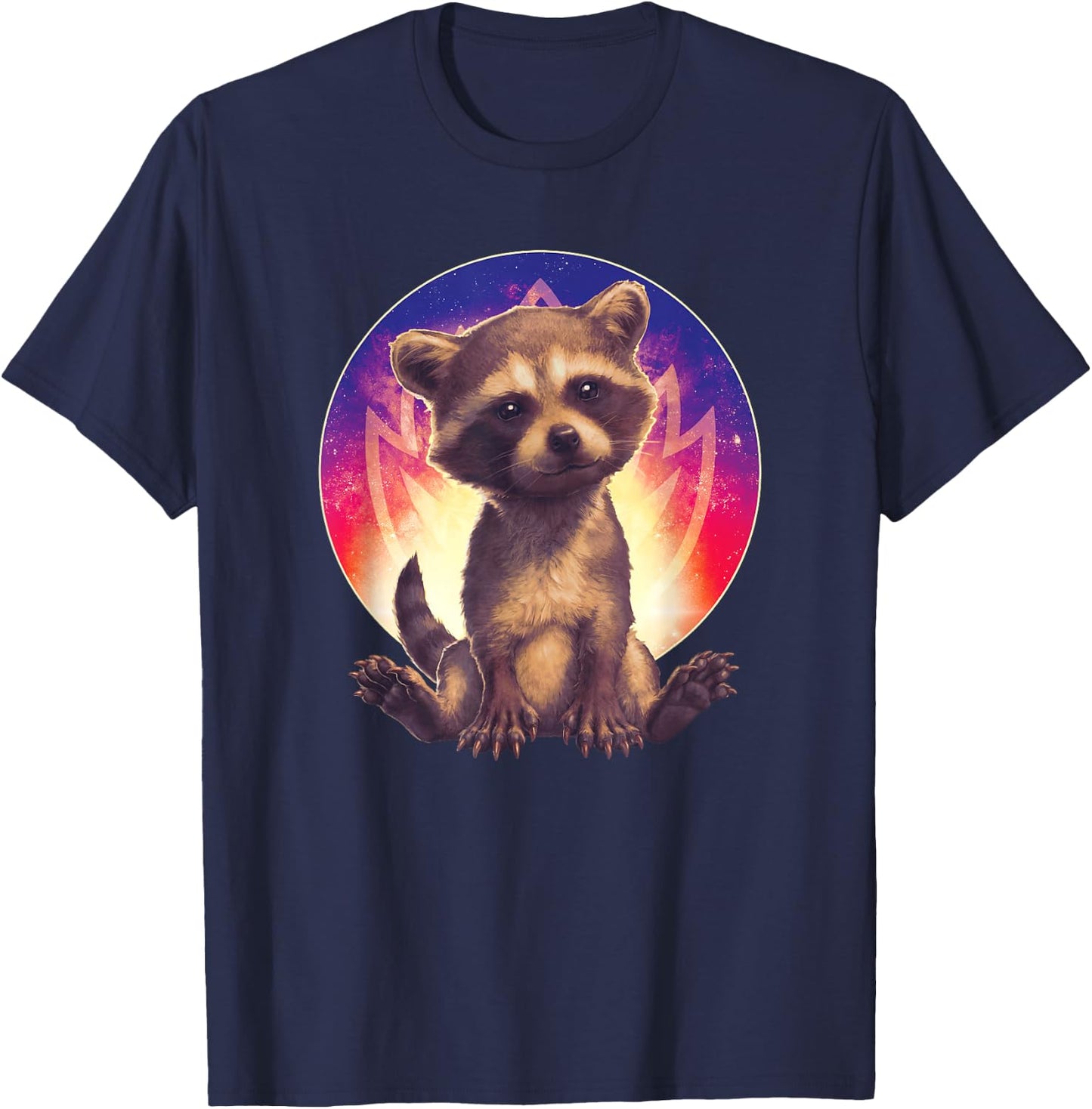 Marvel Guardians of the Galaxy Volume 3 Baby Rocket Raccoon T-Shirt - T-Shirt | Navy