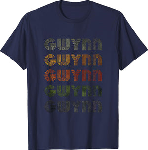 Love Heart Gwynn Grunge Vintage Style Black Gwynn T-Shirt - T-Shirt | Navy