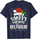 Santa Favorite Nurse Practitioner Christmas NP Nurse T-Shirt - T-Shirt | Navy