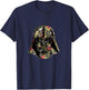 Star Wars Classic Darth Vader Floral Tropical Helmet T-Shirt - T-Shirt | Navy