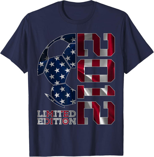 14th BIRTHDAY SOCCER LIMITED EDITION 2012 T-Shirt - T-Shirt | Navy
