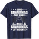 Weightlifting Grandma Bodybuilding Weightlifting Workout T-Shirt - T-Shirt | Navy