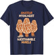 Mushroom Amateur Mycologist Morel Mushroom Hunting Mycology T-Shirt - T-Shirt | Navy