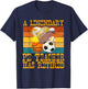 Legendary PE Teacher Has Retired Retro Retirement Party T-Shirt - T-Shirt | Navy