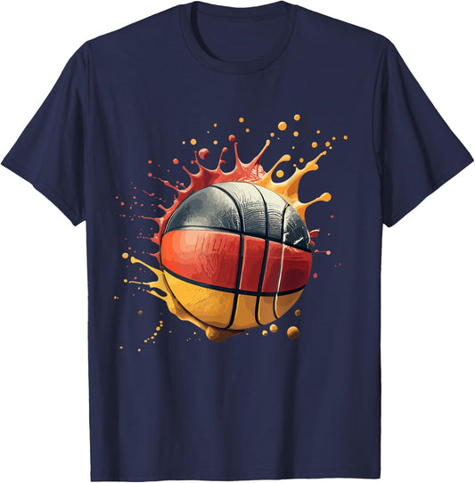 Basketball Germany T-Shirt - T-Shirt | Navy