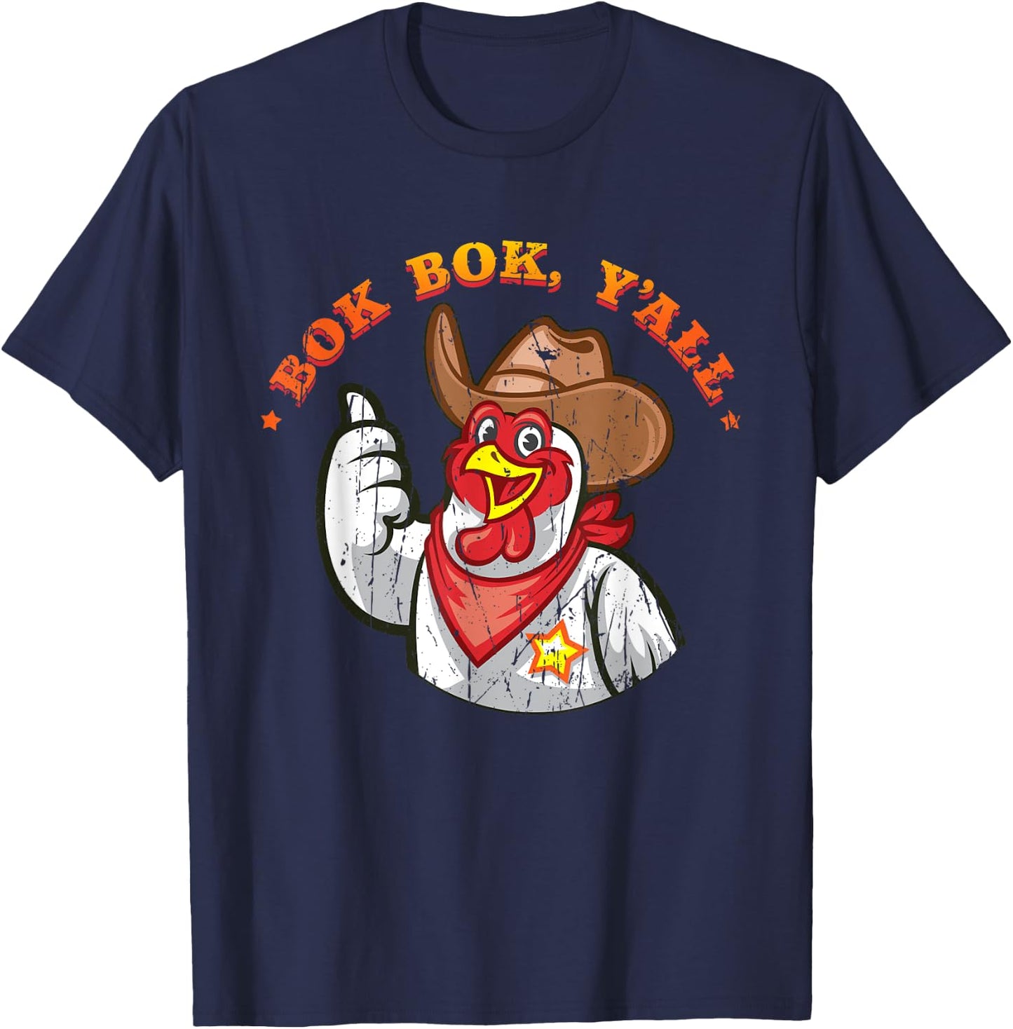 Bok bok, y'all - Chickens T-Shirt - T-Shirt | Navy