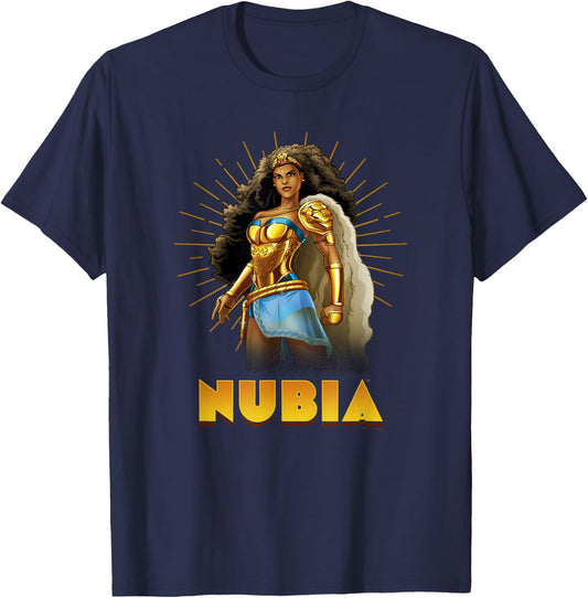 DC Comics Nubia Hero Pose Portrait T-Shirt - T-Shirt | Navy