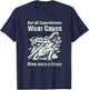 Not All Superheroes Wear Capes Mine Wore A Cross Funny Jesus T-Shirt - T-Shirt | Navy