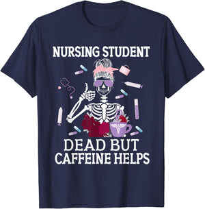 Nursing Student Future Nurse In Progress T-Shirt - T-Shirt | Navy