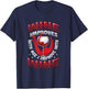 Wine Improves With Age I Improve With Wine - Wine Lover T-Shirt - T-Shirt | Navy