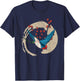 Colorful Swallow | Birds Lover | Nature Swallows T-Shirt - T-Shirt | Navy