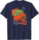 Dance Gavin Dance merch - Dance Gavin Dance - DESIGN ON BACK T-Shirt - T-Shirt | Navy