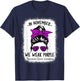 Women In November We Wear Purple Pancreatic Cancer Awareness T-Shirt - T-Shirt | Navy