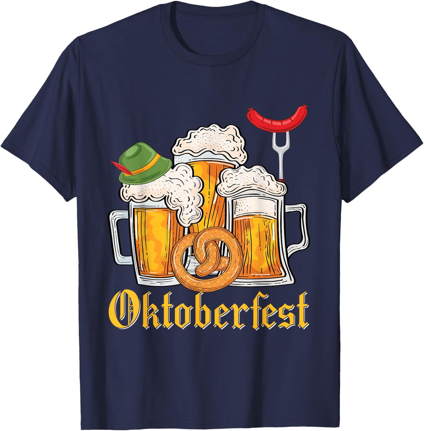 Oktoberfest 2025 Funny Oktoberfest 2025 Costume Men Women T-Shirt - T-Shirt | Navy