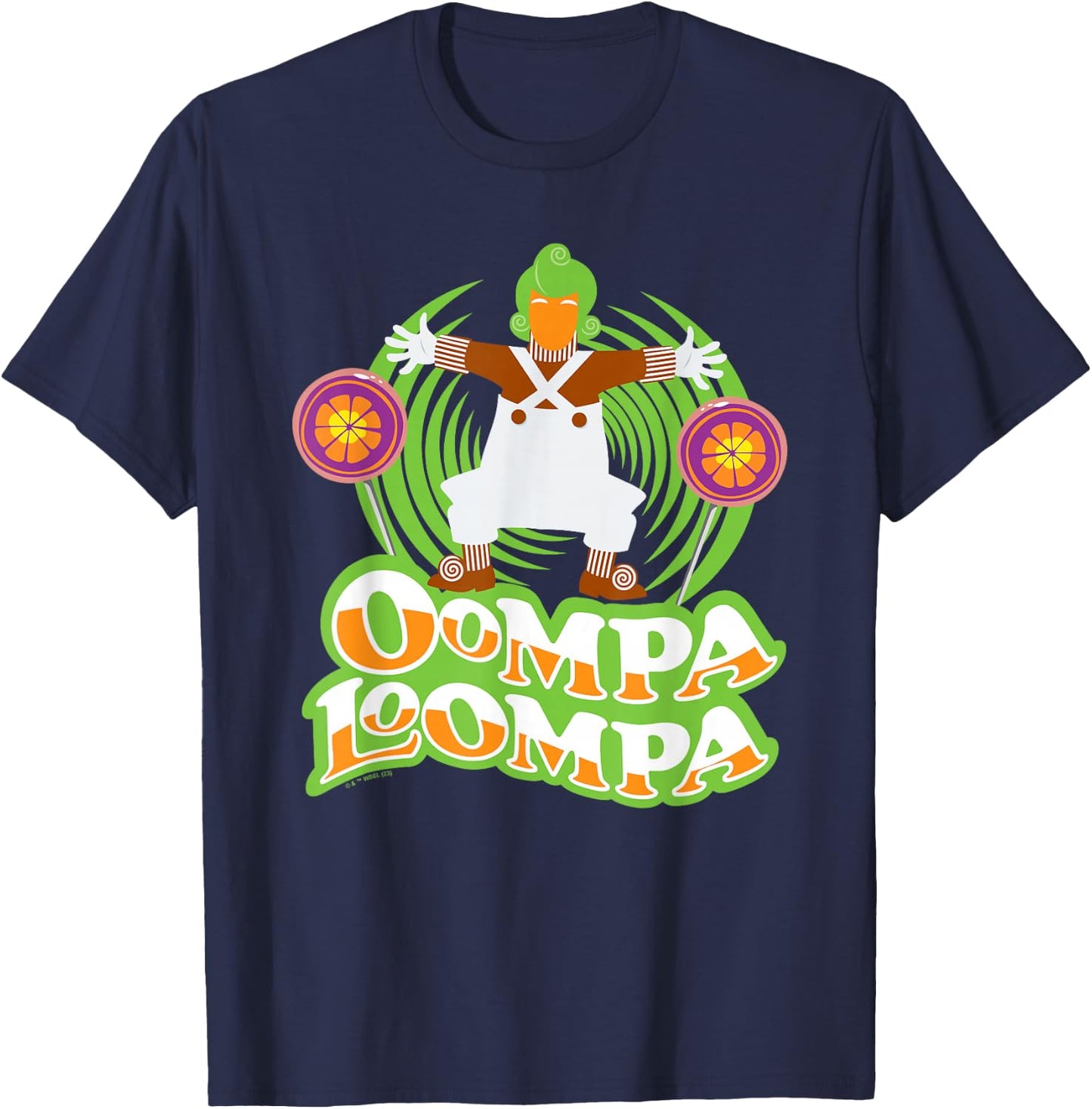 Willy Wonka & The Chocolate Factory - Oompa Loompa T-Shirt - T-Shirt | Navy