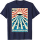 B-21 Raider Stealth Bomber Vintage Bomb Squadron Poster T-Shirt - T-Shirt | Navy